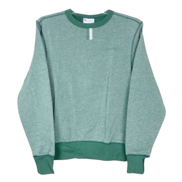 Champion Green Fleece Crewneck Sweatshirt Sz S - Picture 8 of 8